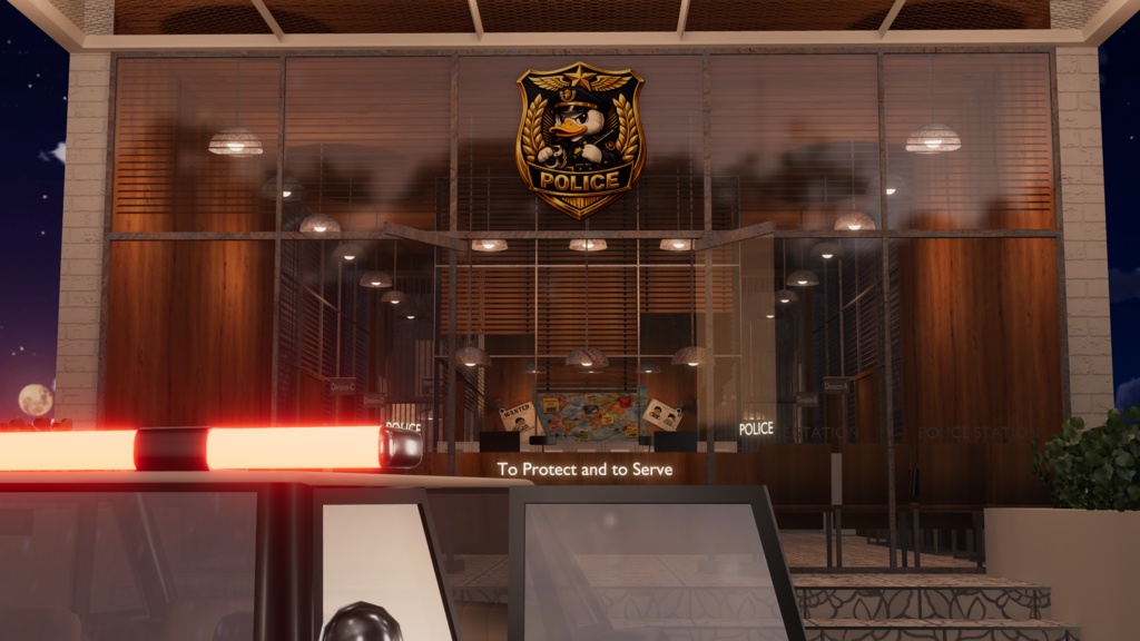 WARUDO(PRO/STANDARD) SHOWCASE ENVIRONMENT - V013 POLICE STATION SET 3in1