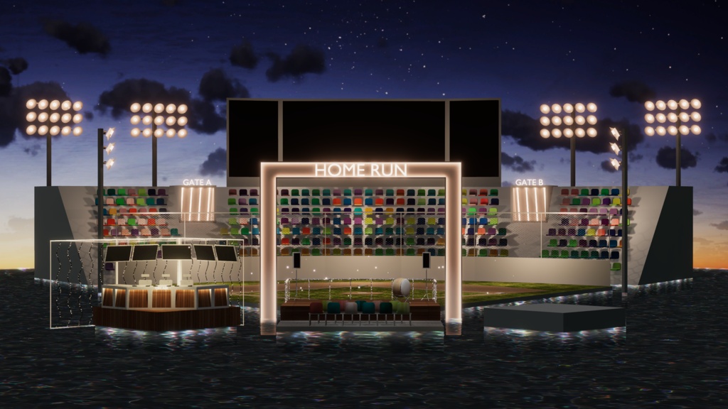 WARUDO(PRO/STANDARD) SHOWCASE ENVIRONMENT - V015 SPORTS PACK SET 4in1