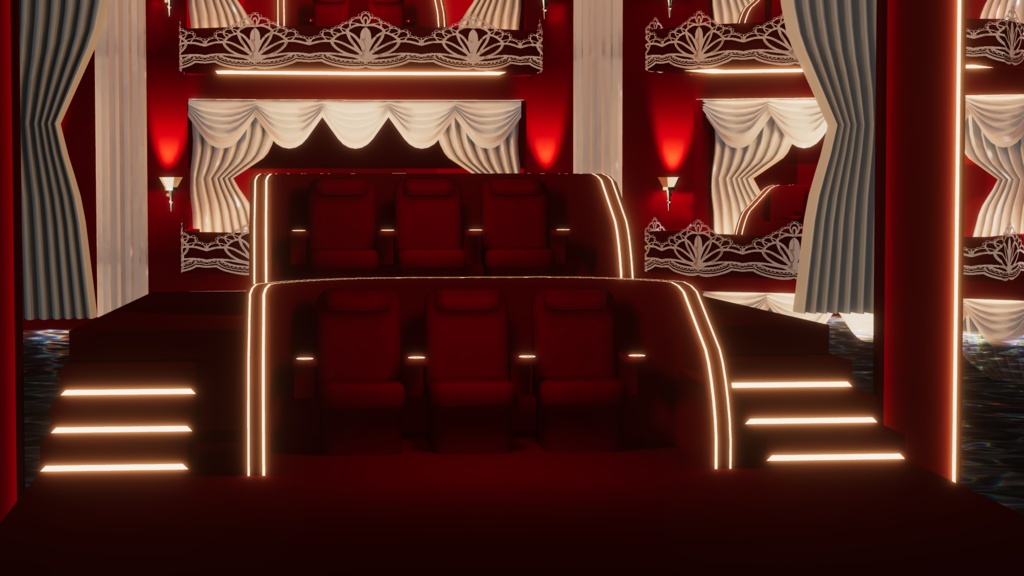 WARUDO(PRO/STANDARD) SHOWCASE ENVIRONMENT - V016 THE THEATER SET 3in1