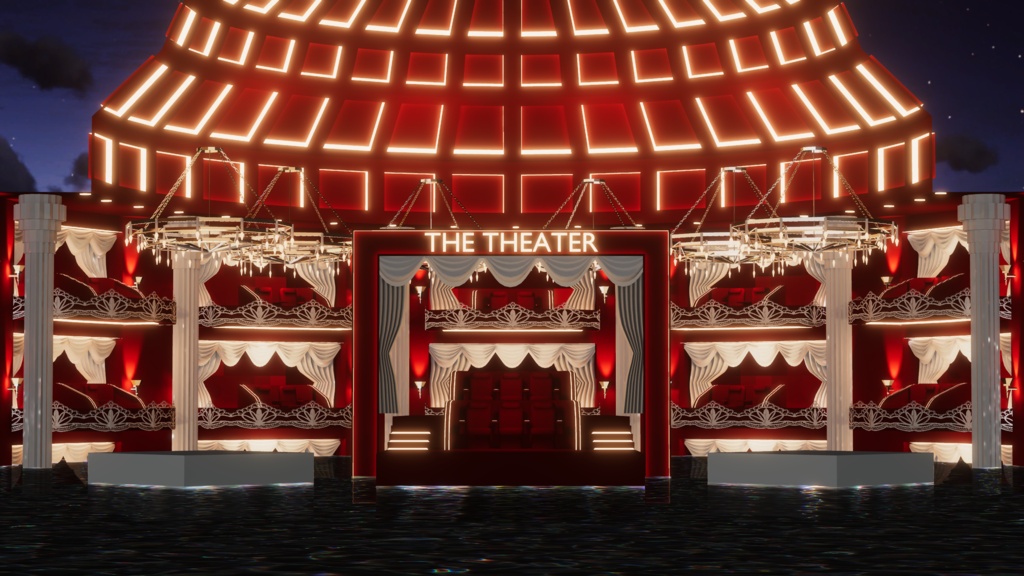 WARUDO(PRO/STANDARD) SHOWCASE ENVIRONMENT - V016 THE THEATER SET 3in1