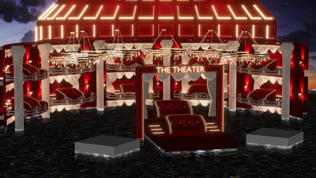WARUDO(PRO/STANDARD) SHOWCASE ENVIRONMENT - V016 THE THEATER SET 3in1