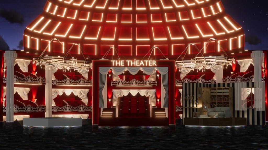 WARUDO(PRO/STANDARD) SHOWCASE ENVIRONMENT - V016 THE THEATER SET 3in1