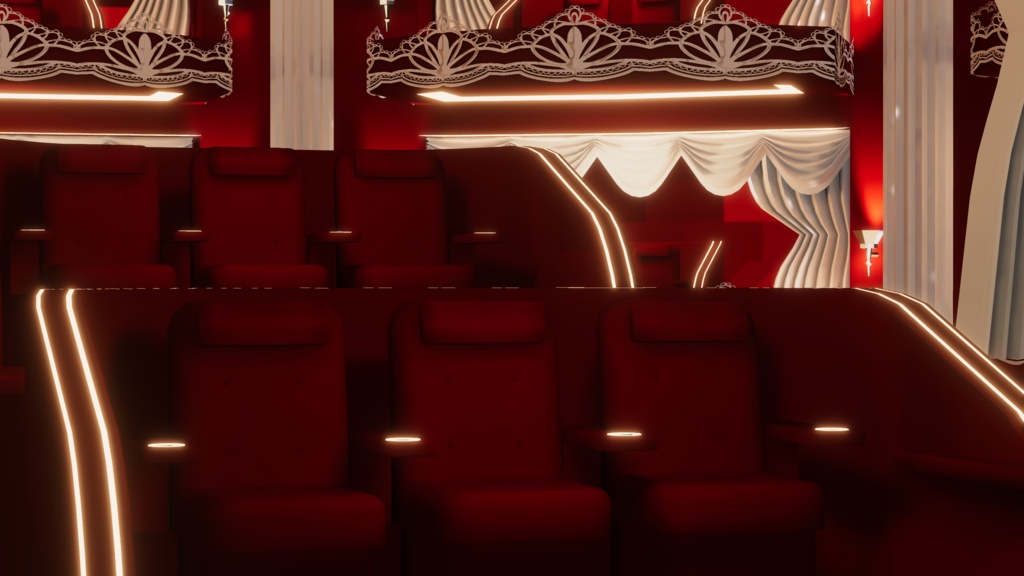 WARUDO(PRO/STANDARD) SHOWCASE ENVIRONMENT - V016 THE THEATER SET 3in1