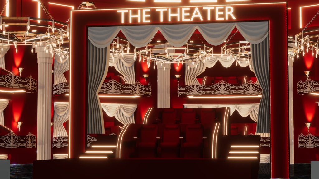 WARUDO(PRO/STANDARD) SHOWCASE ENVIRONMENT - V016 THE THEATER SET 3in1