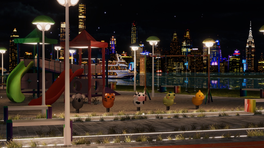 WARUDO와루도(PRO/STANDARD) ENVIRONMENT W082-HOV RIVERPARK (spin) 2in1 SET
