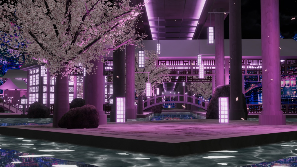 WARUDO와루도(PRO/STANDARD) ENVIRONMENT W085-HOV ORIENTAL CASTLE (spin) 2in1 SET