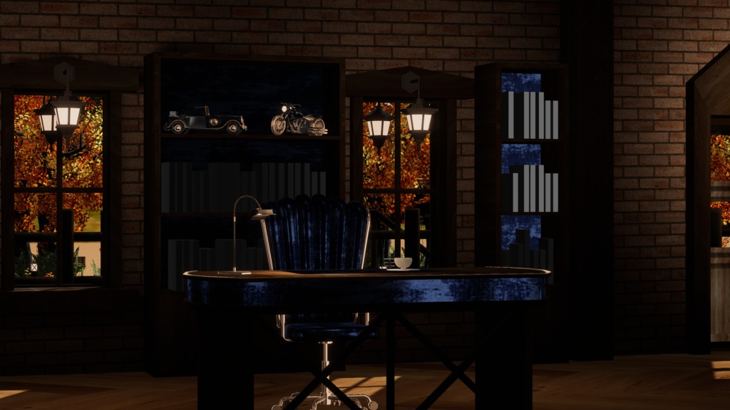 WARUDO와루도(PRO/STANDARD) ENVIRONMENT W087-HOV AUTUMN CABIN w.rain 2in1 SET