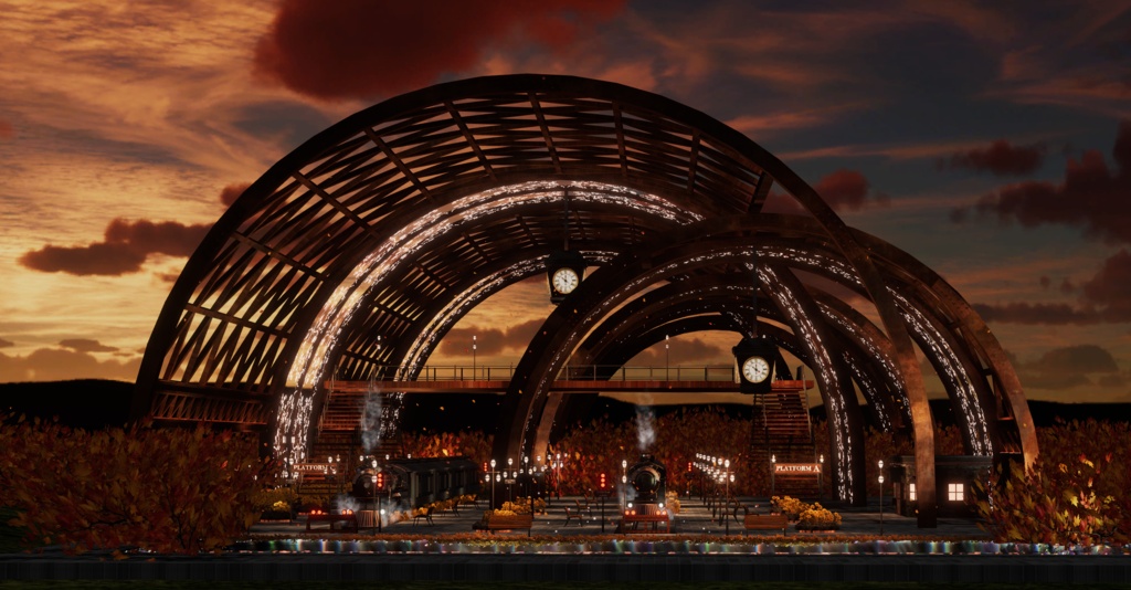 WARUDO와루도(PRO/STANDARD) ENVIRONMENT W090-HELL's CROSS STATION 2in1 SET