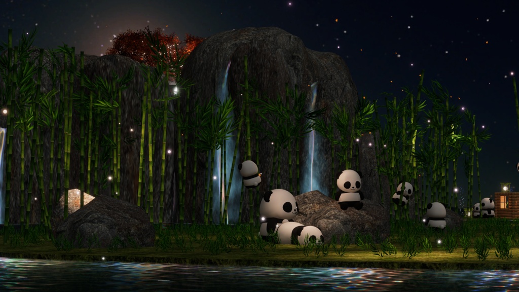 WARUDO와루도(PRO/STANDARD) ENVIRONMENT W092-HOV PANDA (spinlive) 2in1set