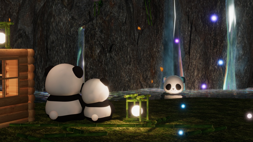 WARUDO와루도(PRO/STANDARD) ENVIRONMENT W092-HOV PANDA (spinlive) 2in1set