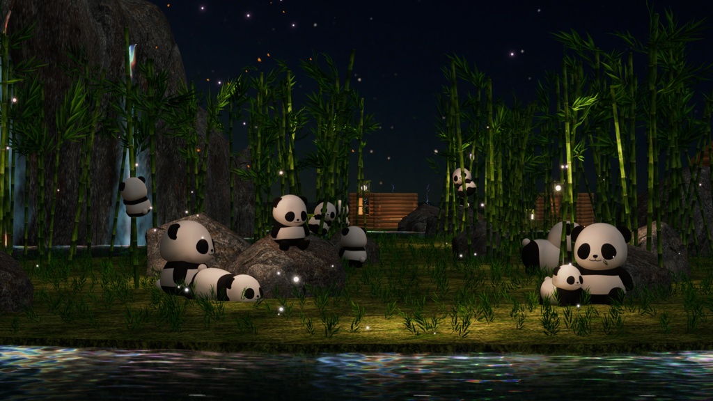 WARUDO와루도(PRO/STANDARD) ENVIRONMENT W092-HOV PANDA (spinlive) 2in1set
