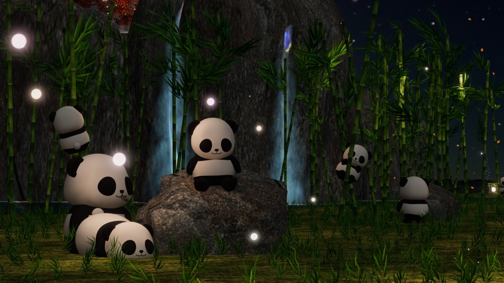 WARUDO와루도(PRO/STANDARD) ENVIRONMENT W092-HOV PANDA (spinlive) 2in1set