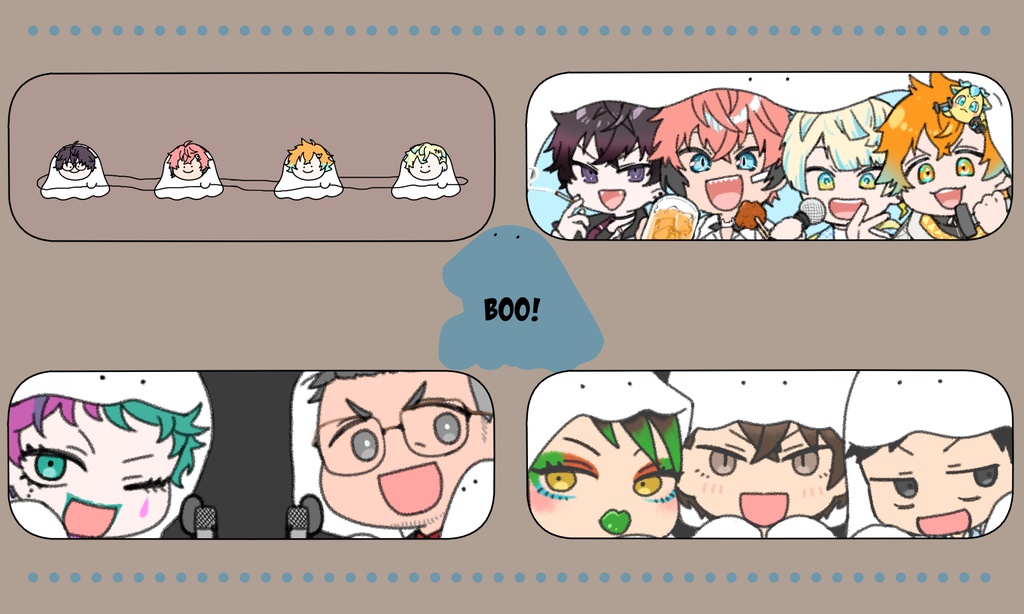 《非公式》スクエア缶バッジ