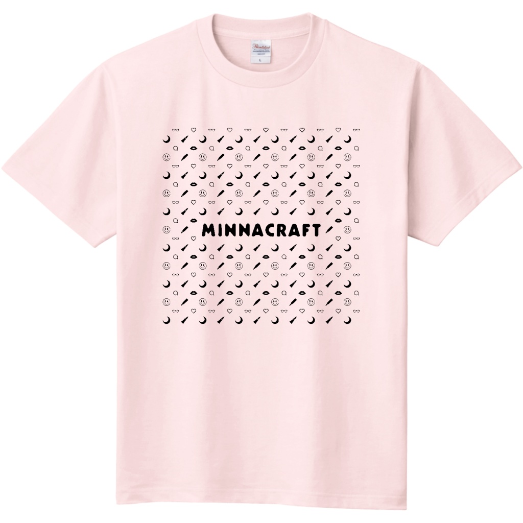 【MINNACRAFT】オリジナルTシャツ(ピンク)