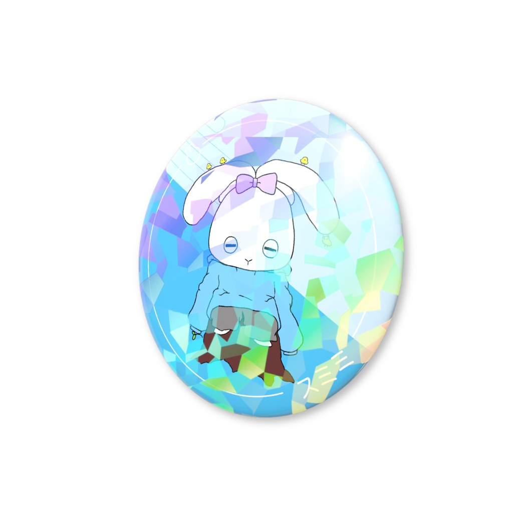 ホログラム缶バッジ(スミミ)