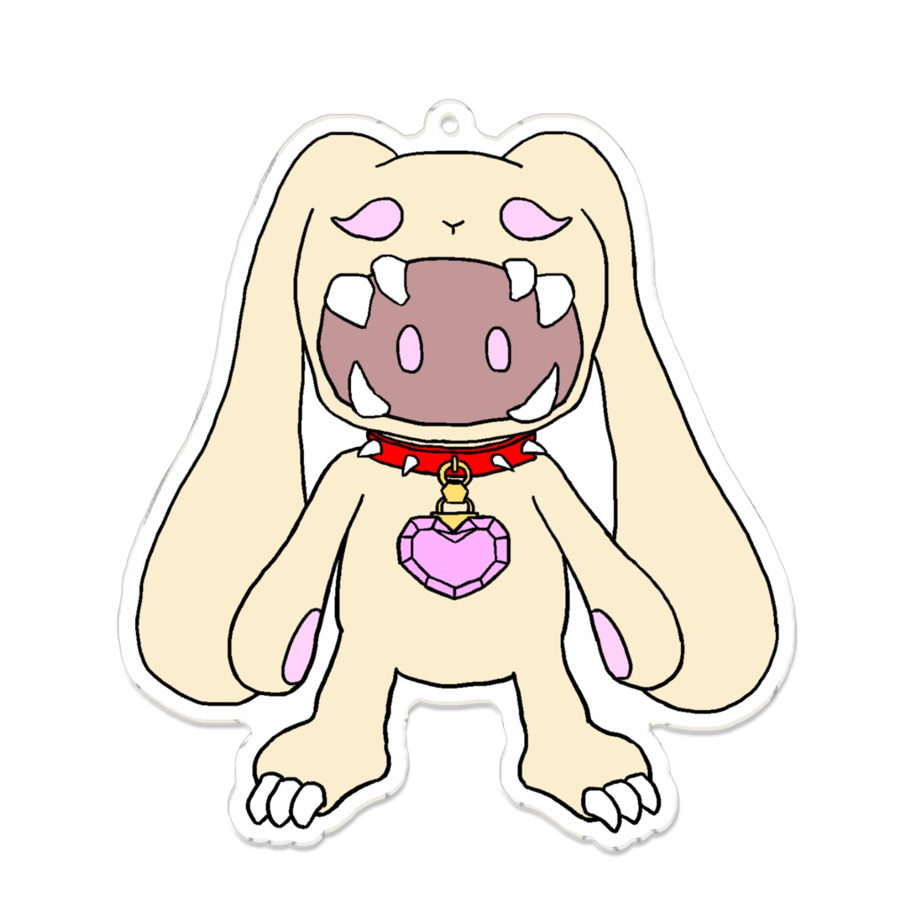 アクリルキーホルダー(ガブうさ)