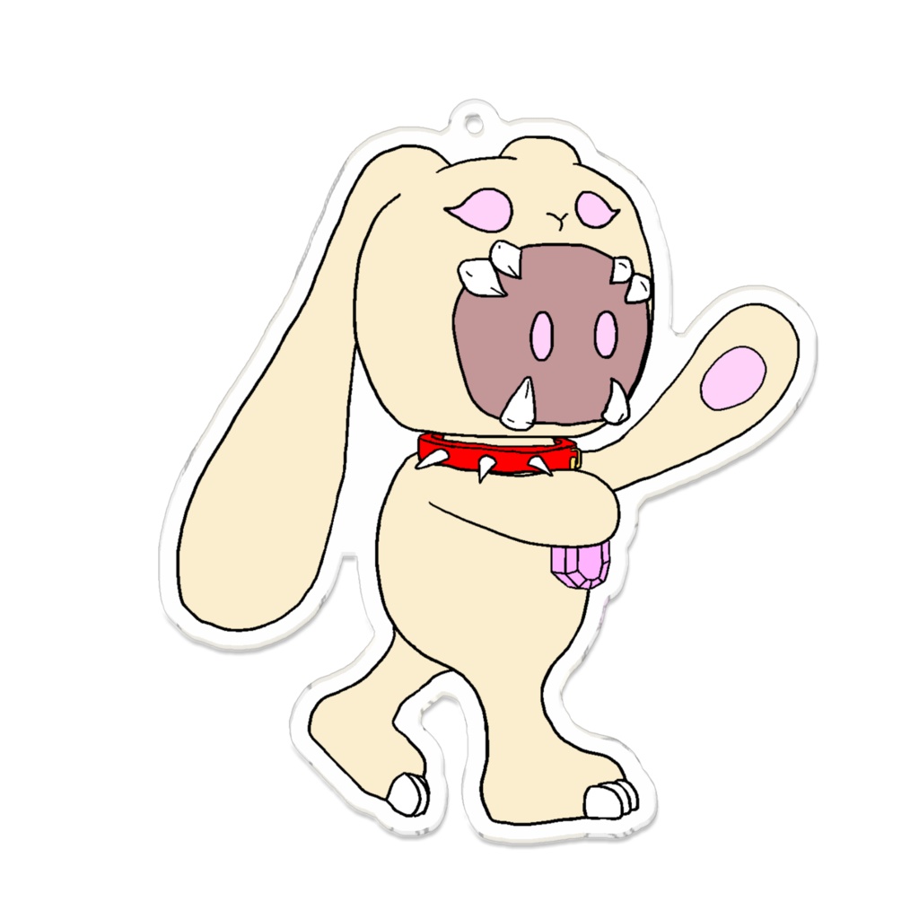 アクリルキーホルダー(ガブうさ)