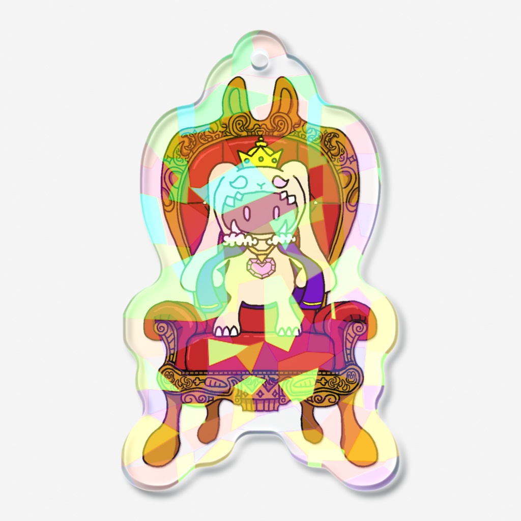 ちっちゃいアクリルキーホルダー(ガブうさ)