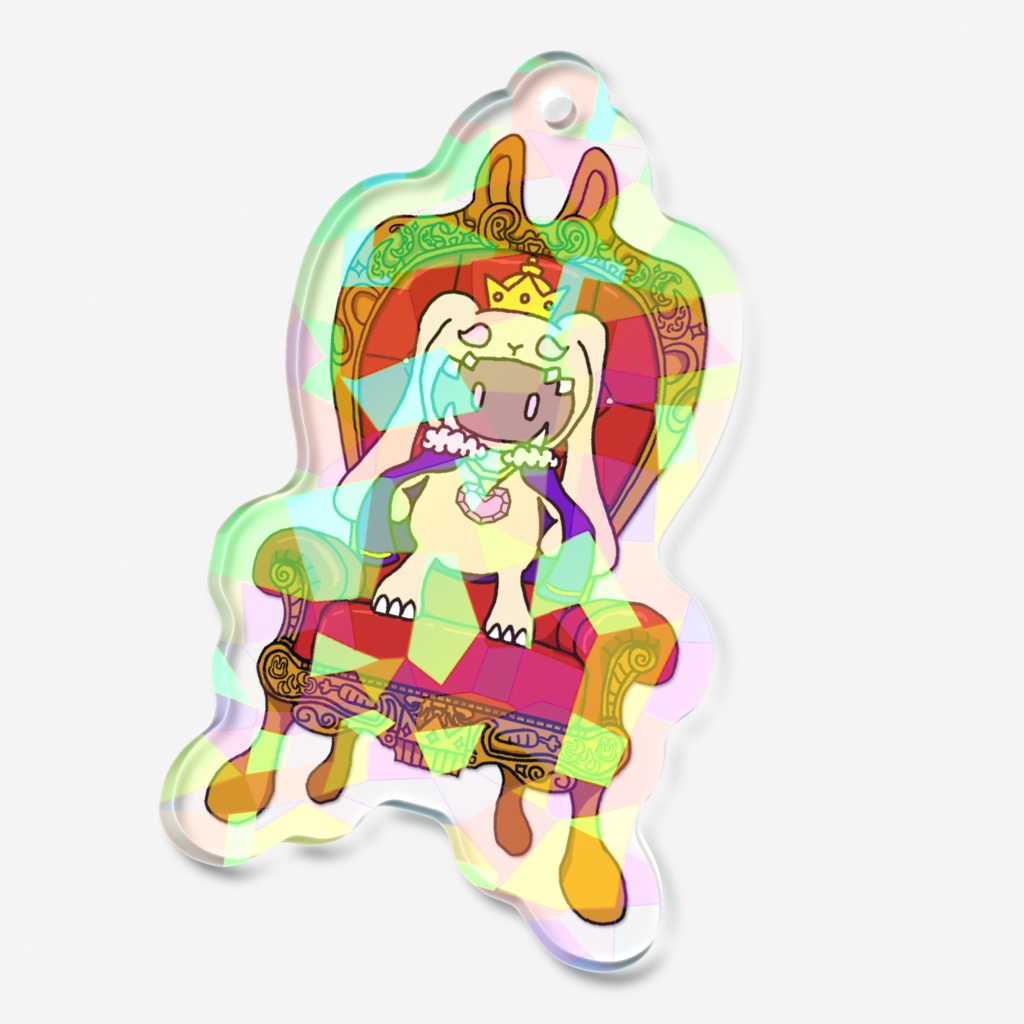 ちっちゃいアクリルキーホルダー(ガブうさ)