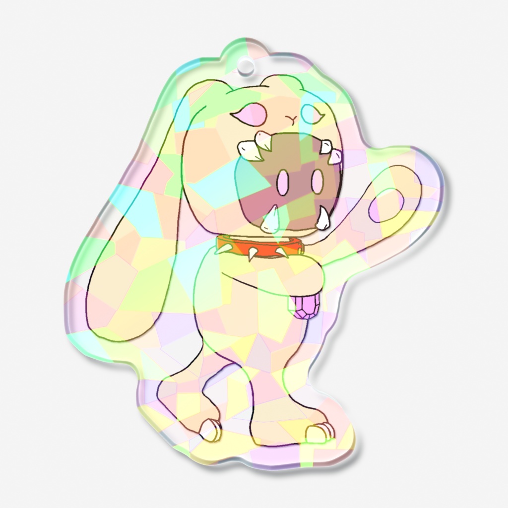 ちっちゃいアクリルキーホルダー(ガブうさ)