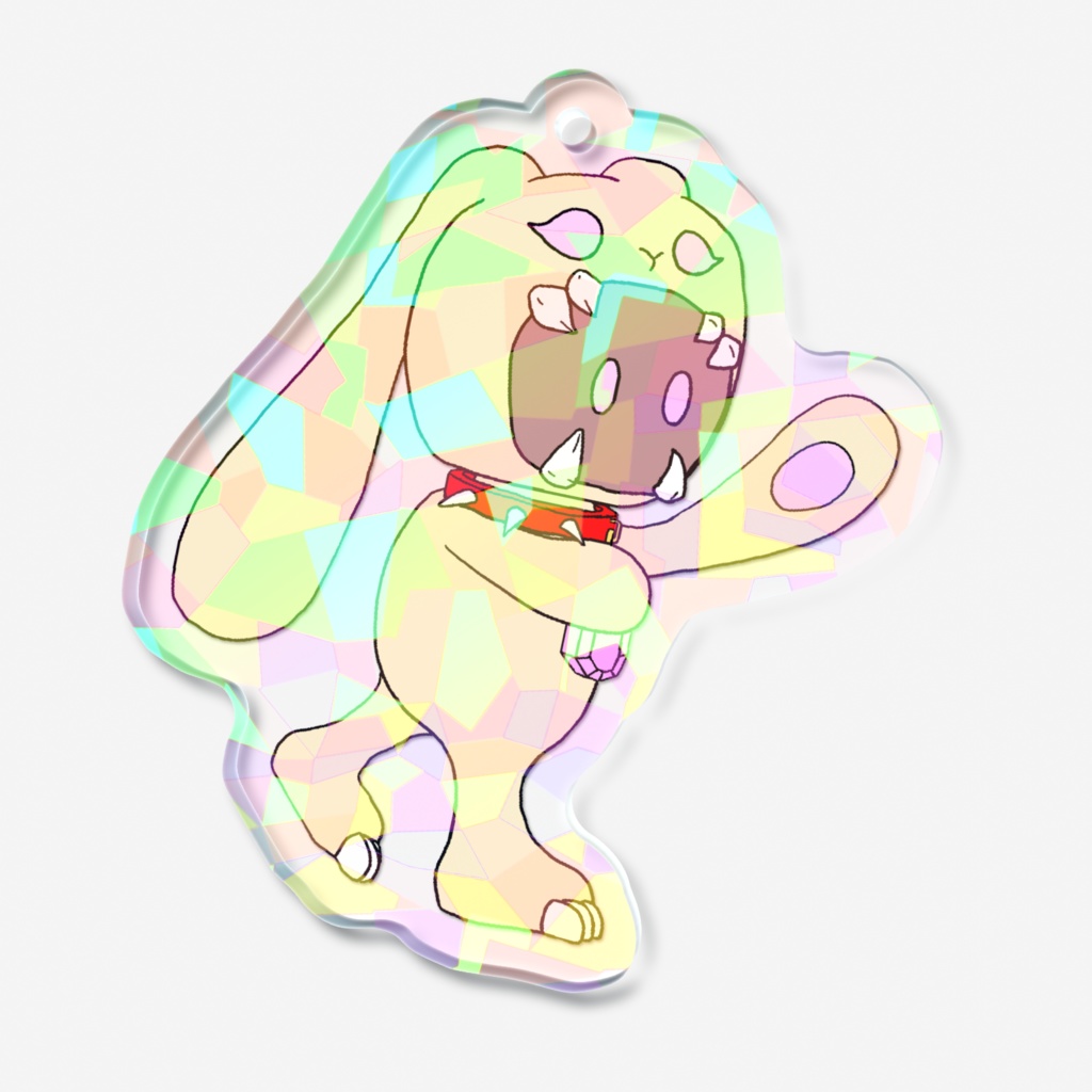 ちっちゃいアクリルキーホルダー(ガブうさ)