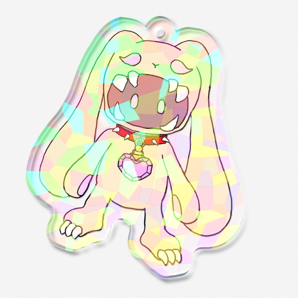 ちっちゃいアクリルキーホルダー(ガブうさ)