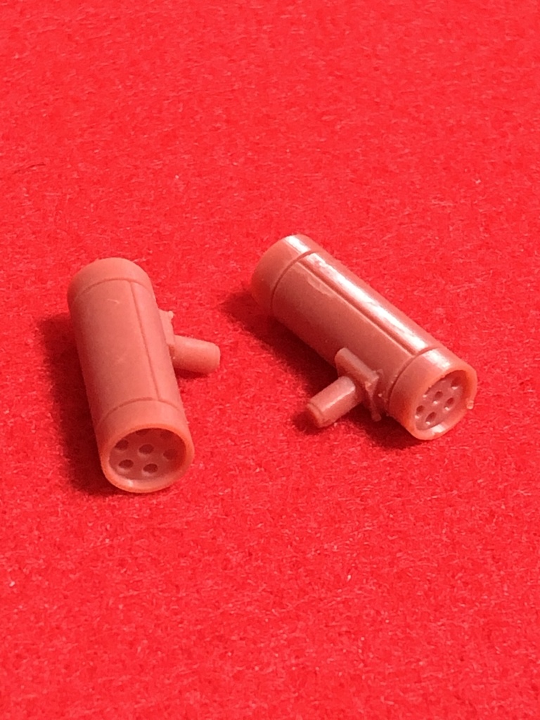 ハニカムポッドB　8ミリ　赤　(2個/1セット)