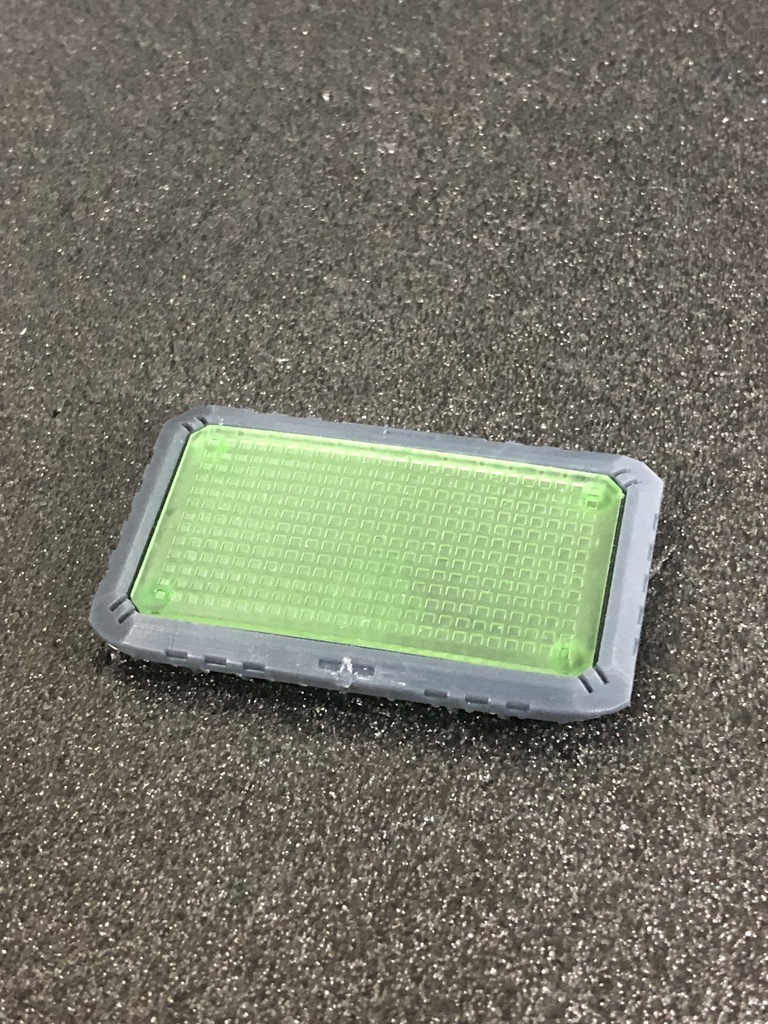 モニター　(パネル、フレーム、Bジョイントx2) スレートグレー/クリアグリーン