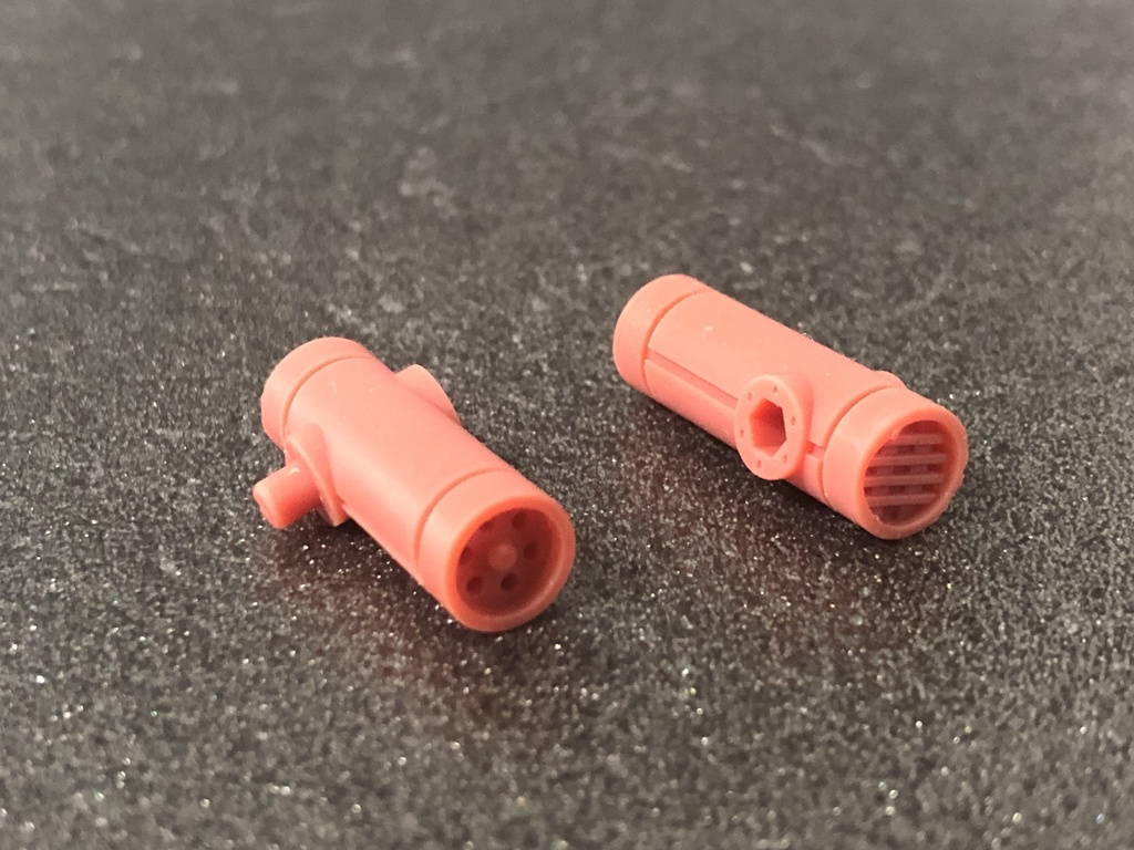 ミサイルポッド05 (8x24㎜　2個) 赤茶