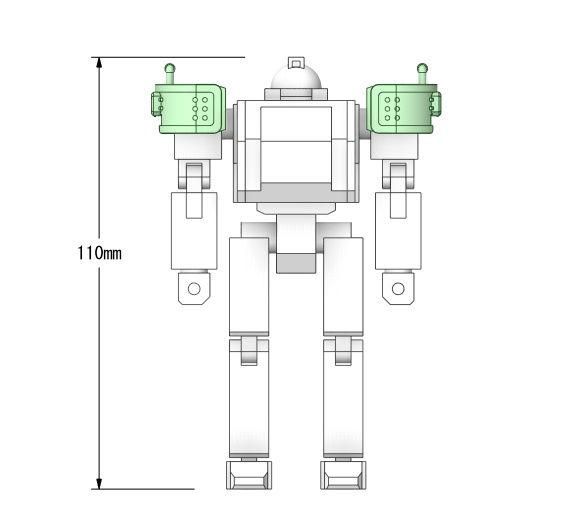 ショルダーパーツ08 (LRセット)