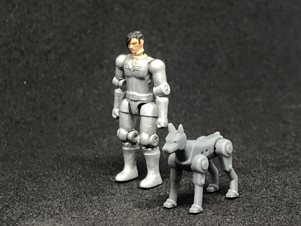 ミニフィギュア (ロボドッグ x 2体)