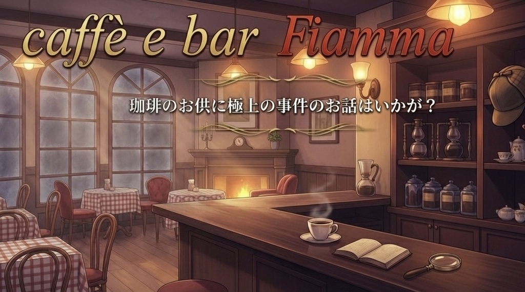 CoC6版シナリオ短編集「caffè e bar Fiamma〜珈琲のお供に極上の事件のお話はいかが?〜」