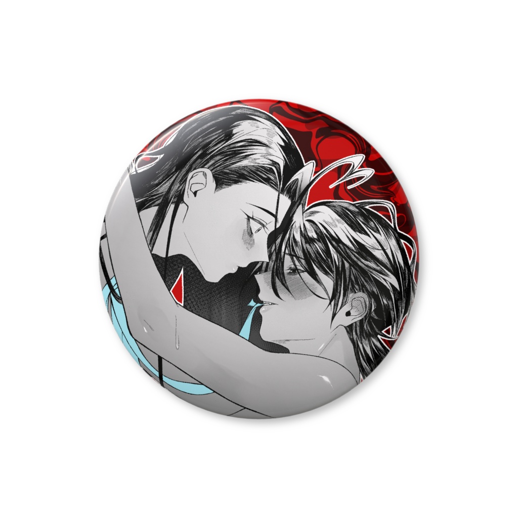 八尺様＆千尋君缶バッジ（バリュー）