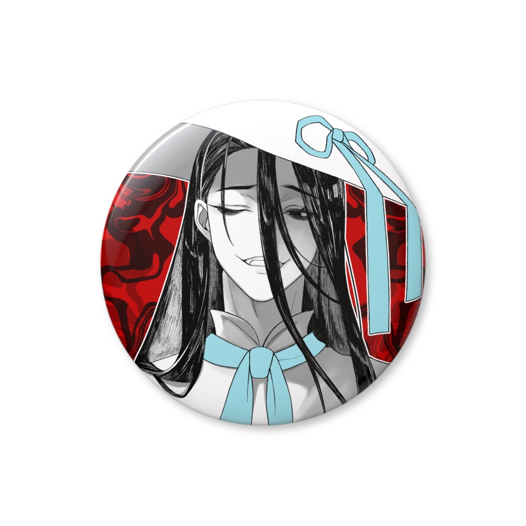 八尺様缶バッジ（バリュー）