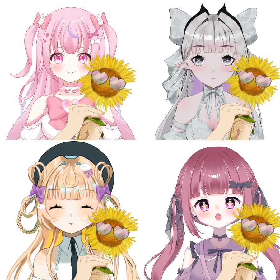 【高画質】陽気なヒマワリ