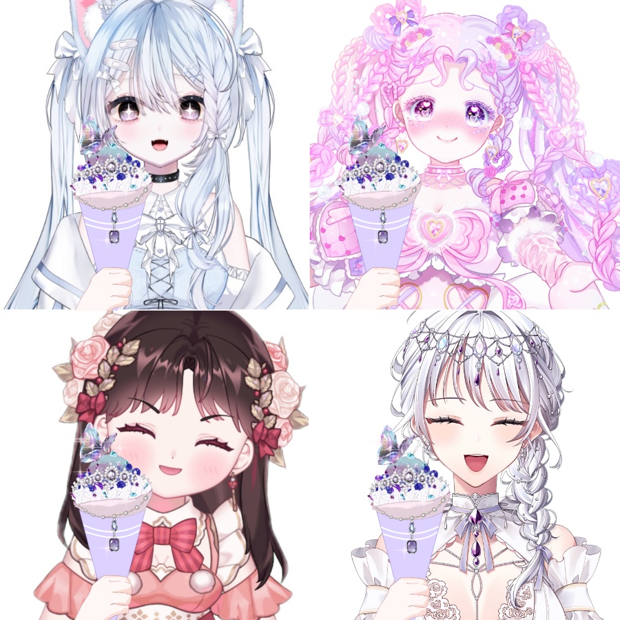 【商用可能】ゆめかわクレープ