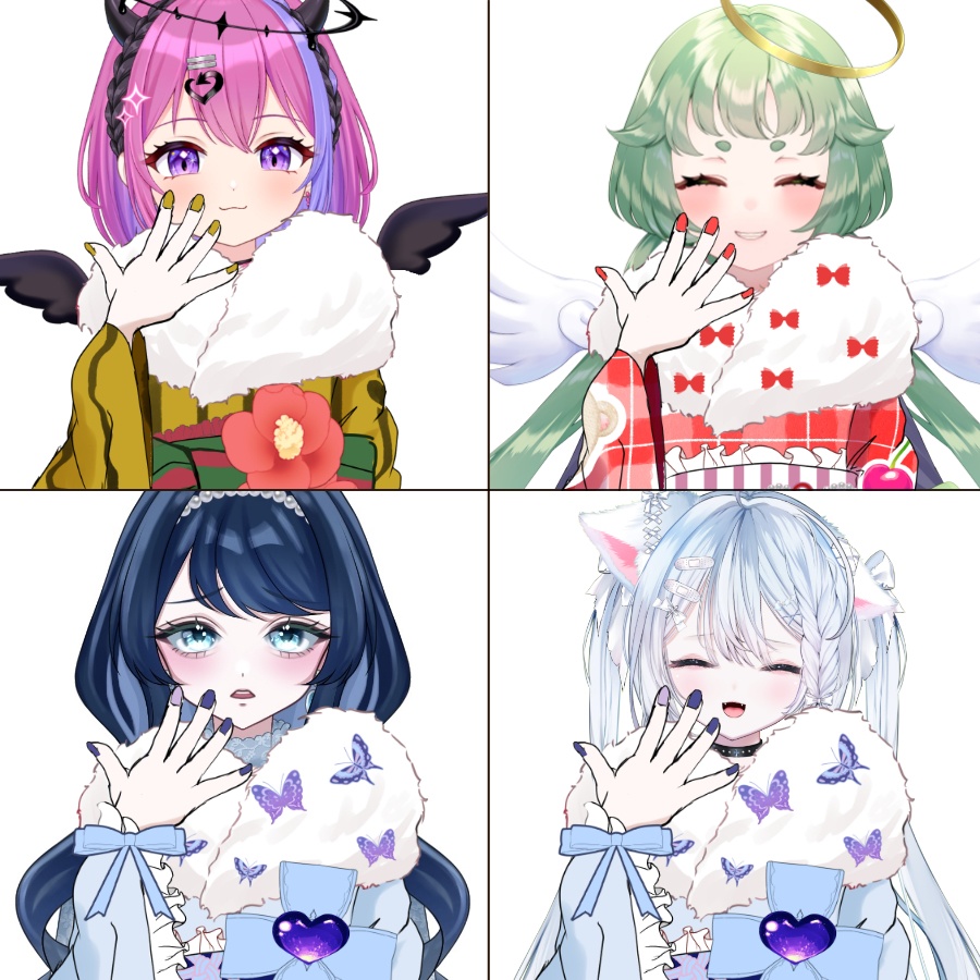 【商用可能】全身振袖三種類