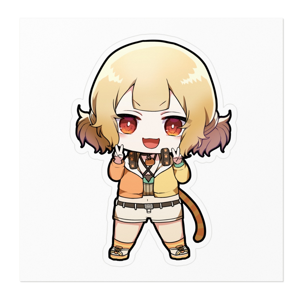 大戸カオリデフォルメステッカー