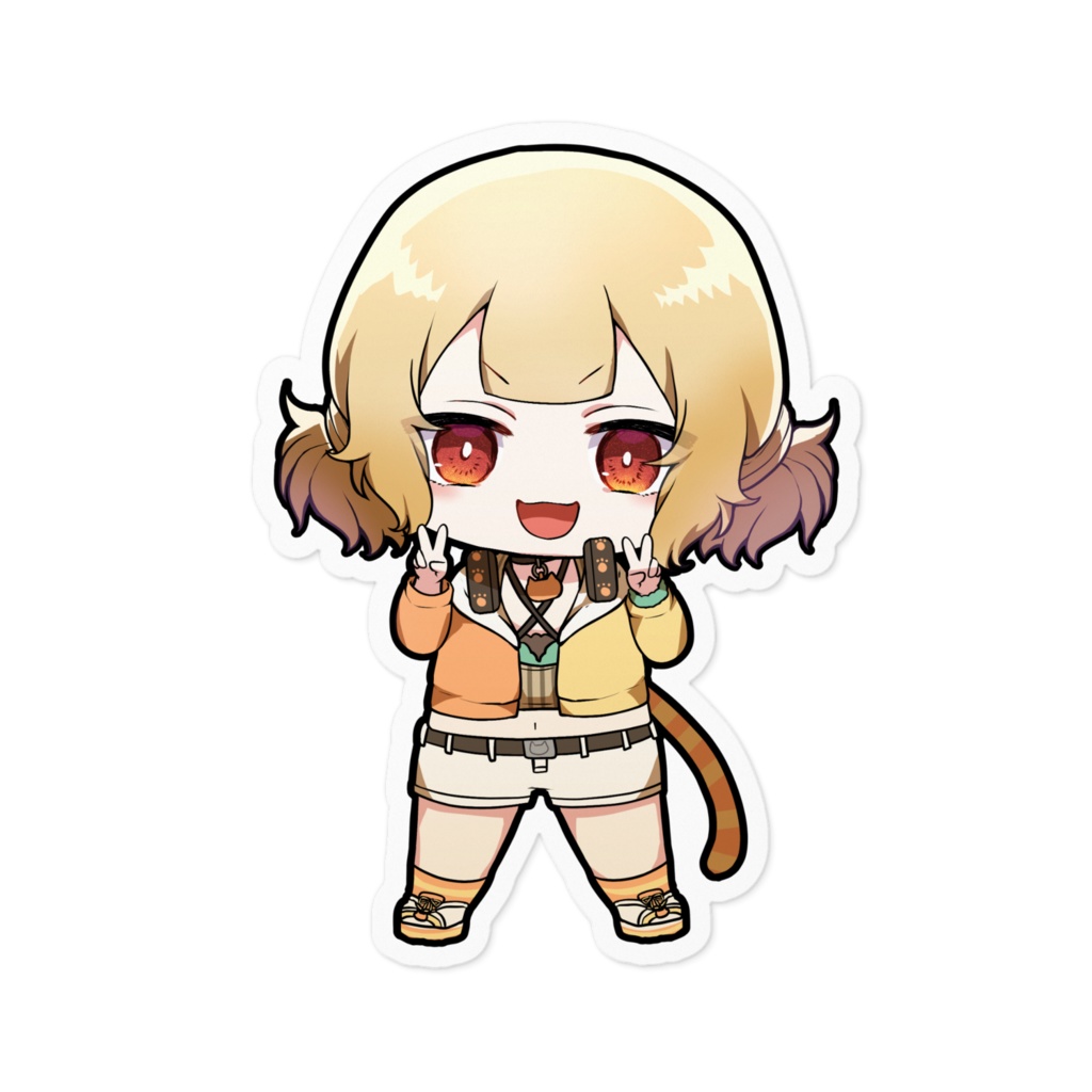 大戸カオリデフォルメステッカー