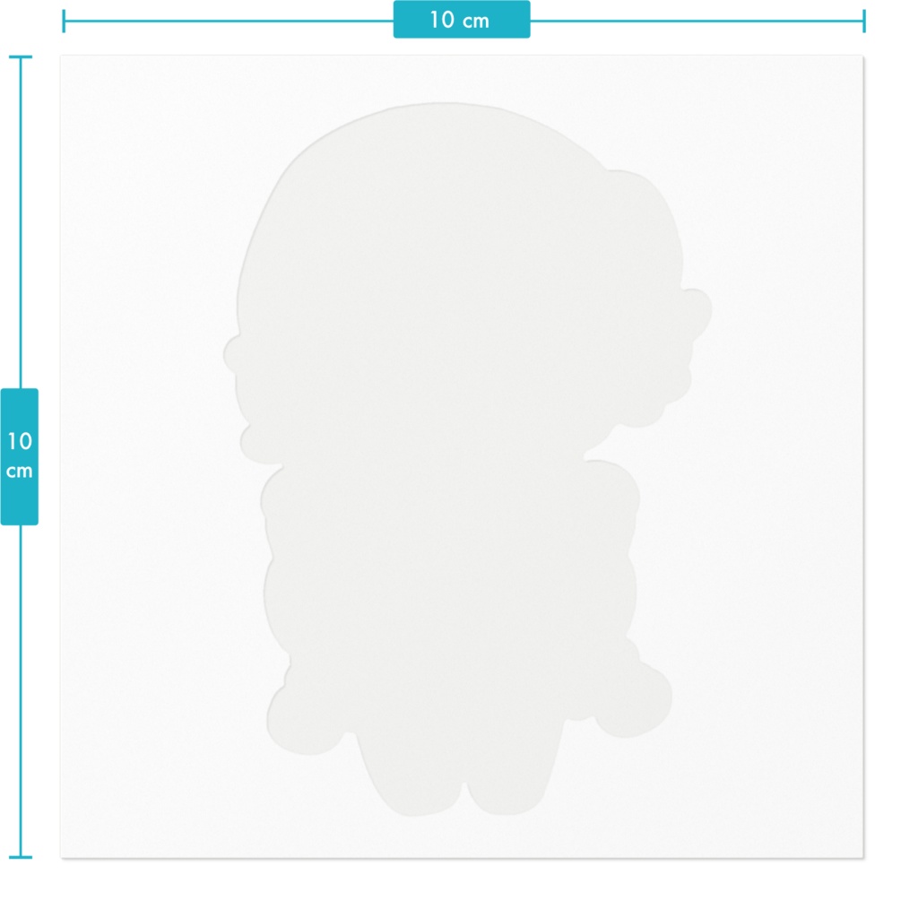 大戸カオリデフォルメステッカー(4周年)