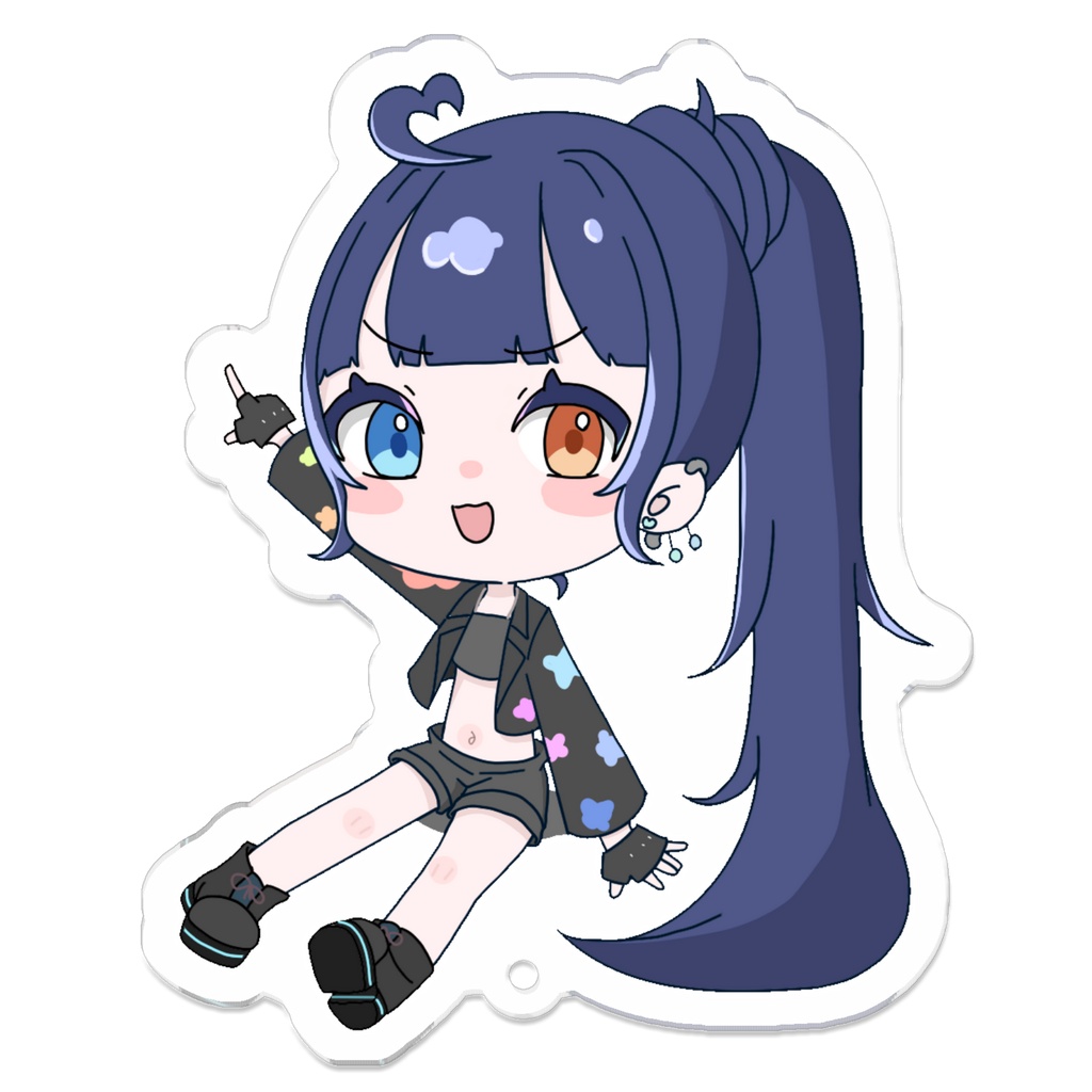 【誕生日グッズ】キービジュアルアクキー【甘星恋愛/あまぼしこあ】