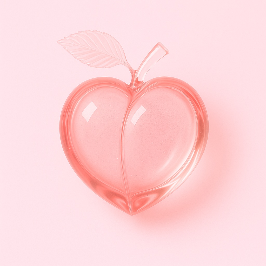 C'z ガラス桃--Sakura Pale Pink × Crystal Glass (基本アングルセット)