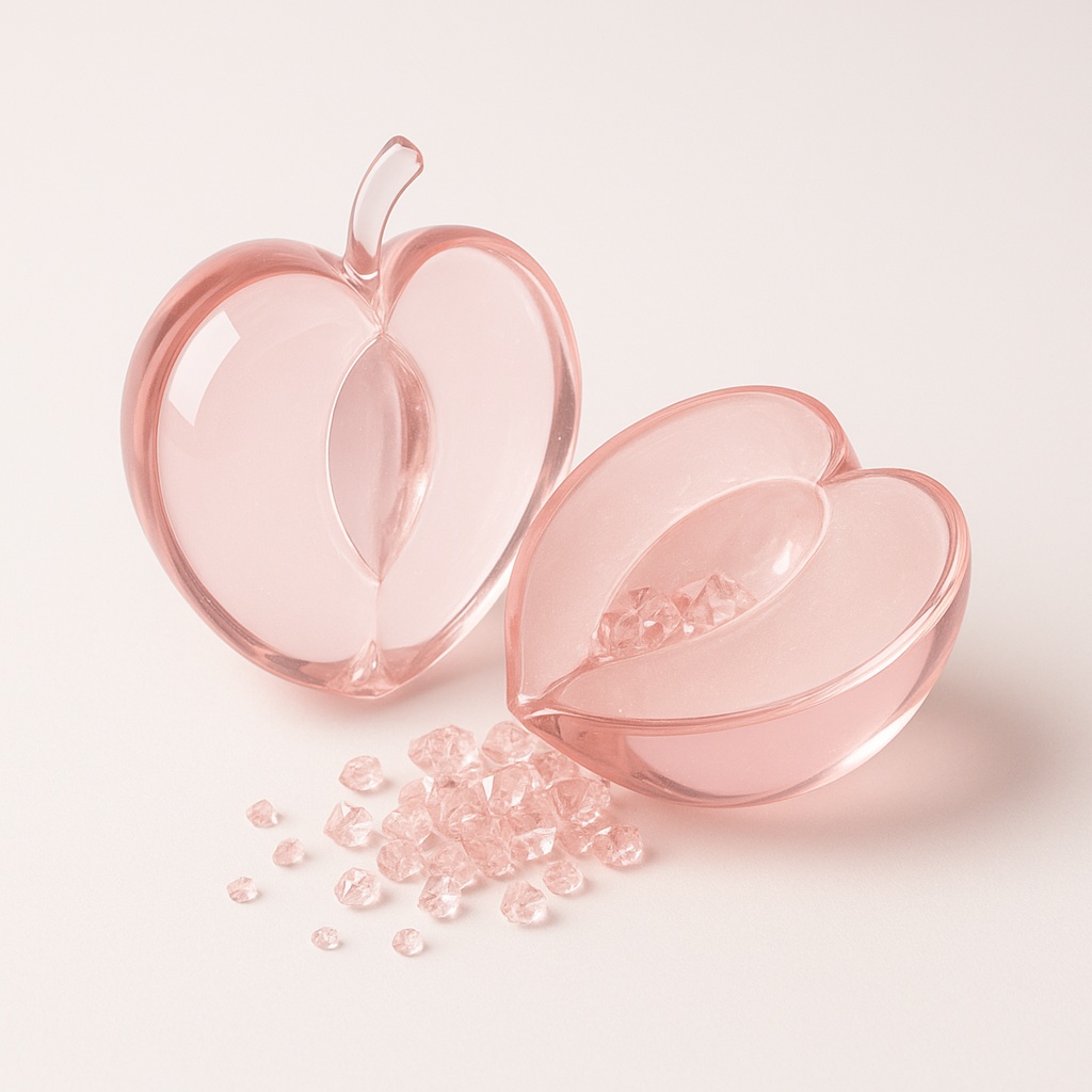 C'z Glass-Peach-15sets