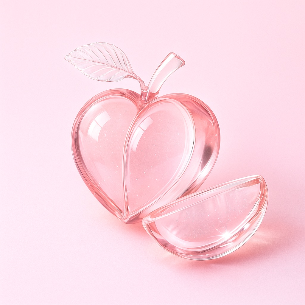 C'z Glass-Peach-15sets