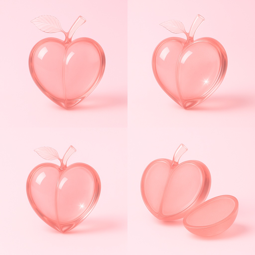 C'z Glass-Peach-15sets