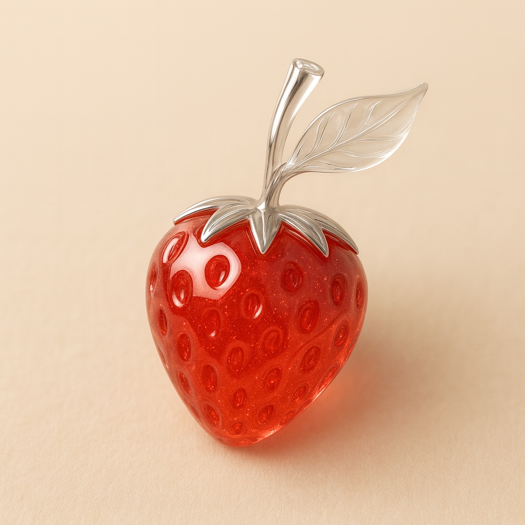 C'z Glass-Strawberry-6sets