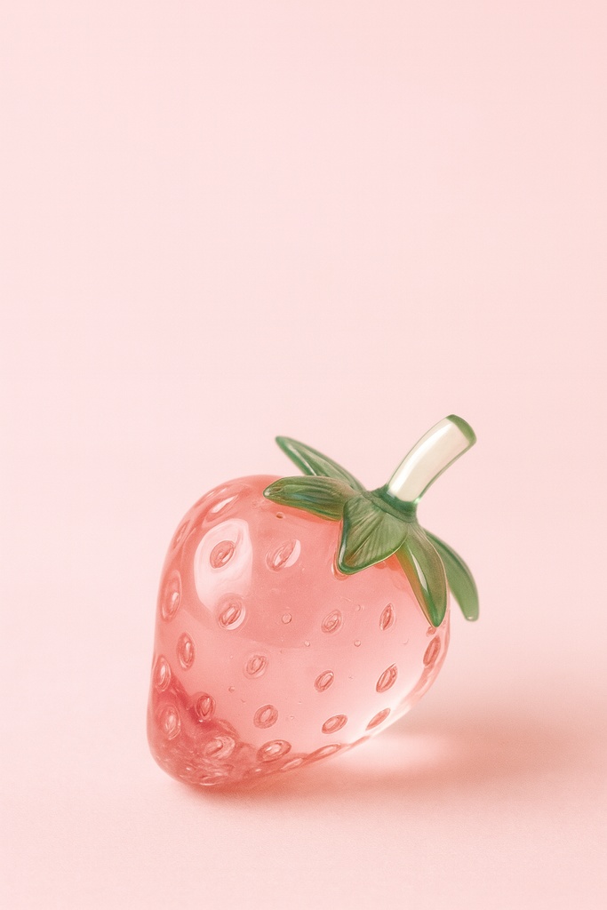 C'z Glass-Strawberry-6sets