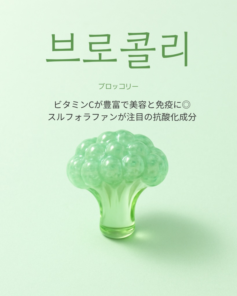 C'z Glass-Broccoli 5sets