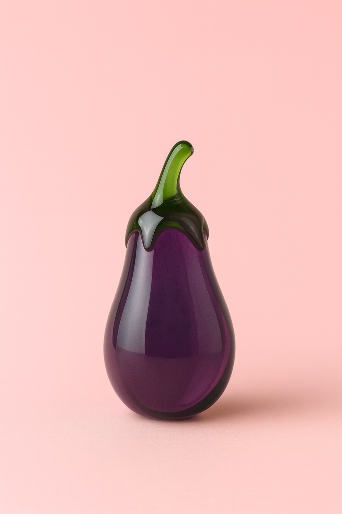 C'z Glass-Eggplant 4sets