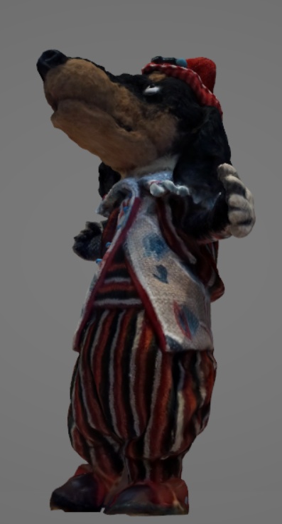 人形 犬 3Dモデル